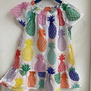 Mini Boden Pinapple Girl Dress size 3-4Y Toddler